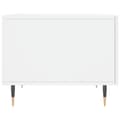 Miniatyrbilde 6 av 11: vidaXL Salongbord høyglans hvit 50x50x40 cm konstruert tre