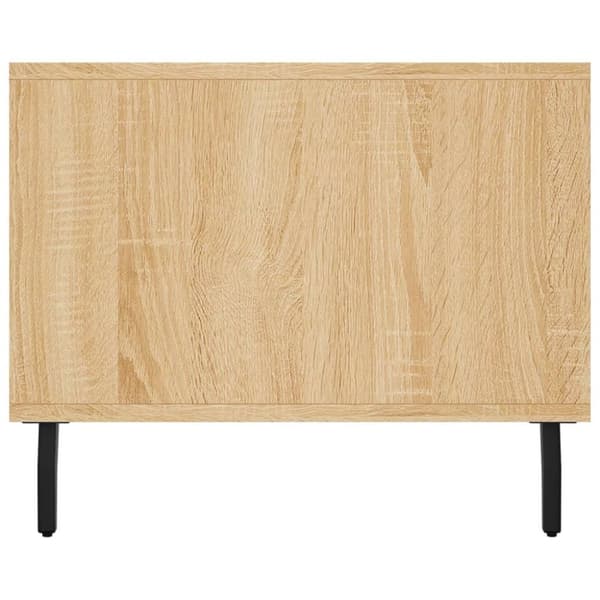 vidaXL sofabord 102x50x40 cm konstrueret træ sonoma-eg