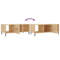 Miniatyrbillede 7 af 10: vidaXL sofabord 102x50x40 cm konstrueret træ sonoma-eg