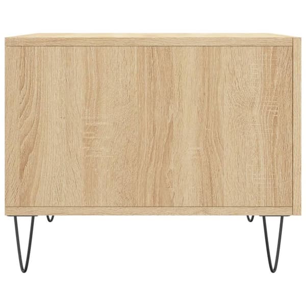 vidaXL sofabord 50x50x40 cm konstrueret træ sonoma egetræsfarve