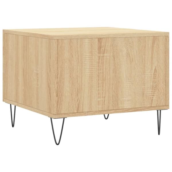 vidaXL sofabord 50x50x40 cm konstrueret træ sonoma egetræsfarve
