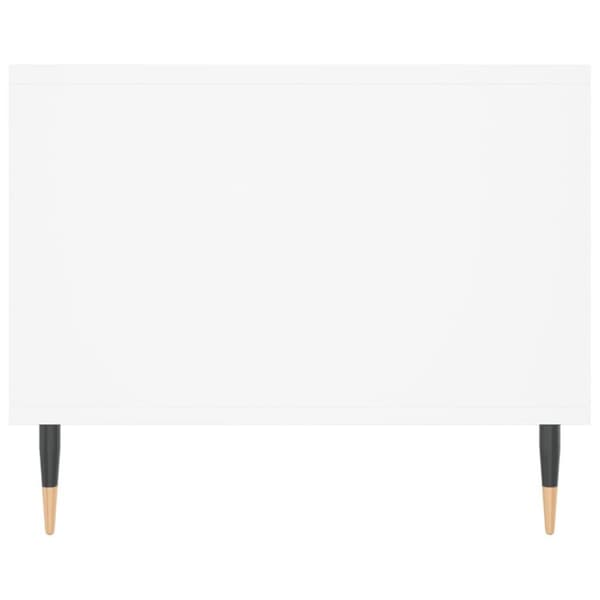 vidaXL Salongbord hvit 102x50x40 cm konstruert tre