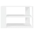 Miniatyrbillede 5 af 9: vidaXL sofabord 59,5x59,5x40 cm konstrueret træ hvid