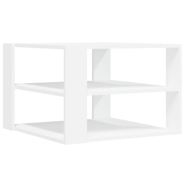 vidaXL sofabord 59,5x59,5x40 cm konstrueret træ hvid