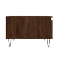 Miniatyrbillede 6 af 11: vidaXL sofabord 55x55x36,5 cm konstrueret træ brun egetræsfarve