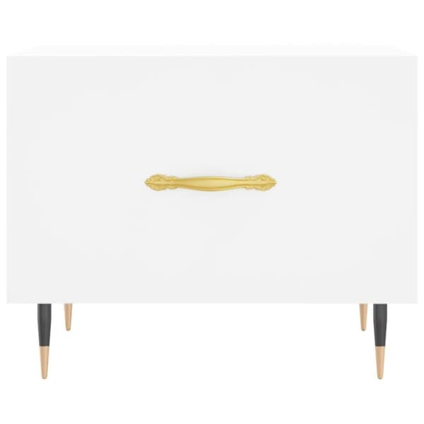 vidaXL sofabord 50x50x40 cm konstrueret træ hvid
