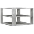 Miniatyrbillede 4 af 9: vidaXL sofabord 59,5x59,5x40 cm konstrueret træ betongrå