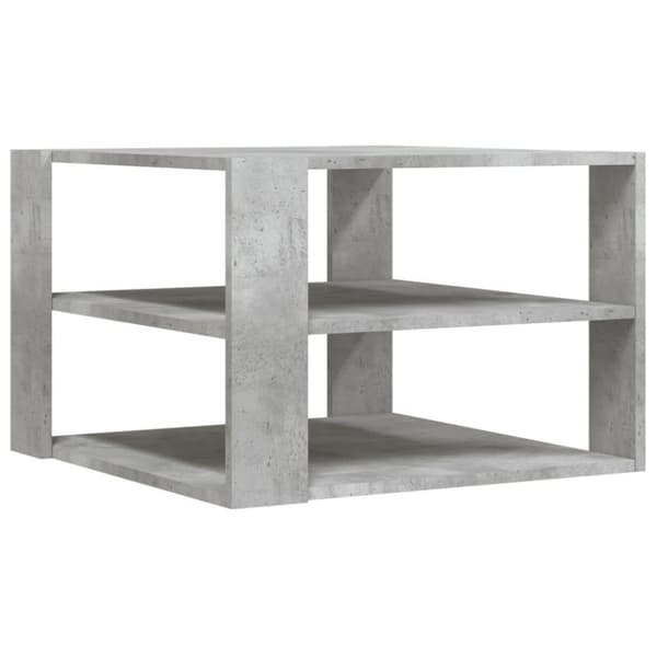 vidaXL sofabord 59,5x59,5x40 cm konstrueret træ betongrå
