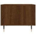 Miniatyrbilde 6 av 11: vidaXL Salongbord brun eik 50x50x40 cm konstruert tre