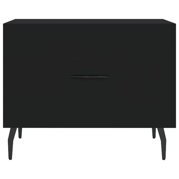 vidaXL Soffbord svart 50x50x40 cm konstruerat trä