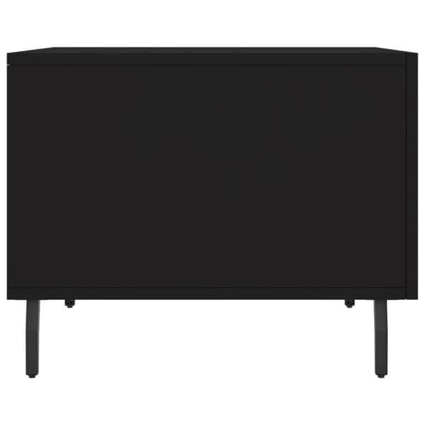 vidaXL Soffbord svart 50x50x40 cm konstruerat trä