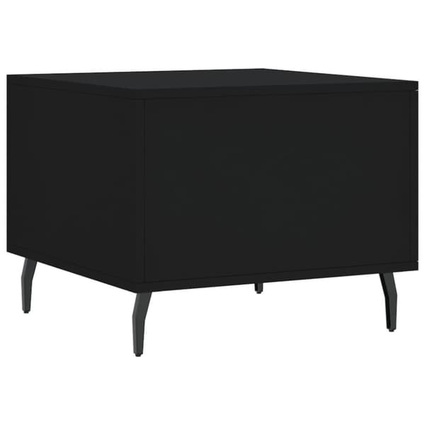 vidaXL Soffbord svart 50x50x40 cm konstruerat trä