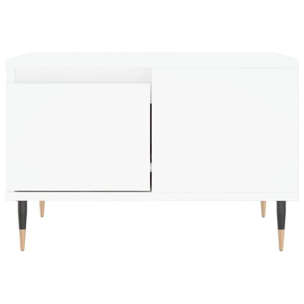 vidaXL Soffbord vit 55x55x36,5 cm konstruerat trä