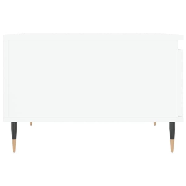 vidaXL Soffbord vit 55x55x36,5 cm konstruerat trä