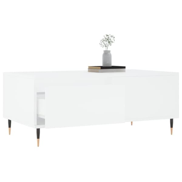 vidaXL sofabord 90x50x36,5 cm konstrueret træ hvid