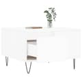 Miniatyrbillede 3 af 11: vidaXL sofabord 55x55x36,5 cm konstrueret træ hvid