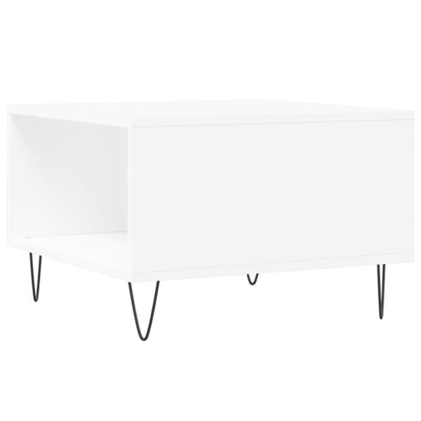 vidaXL sofabord 55x55x36,5 cm konstrueret træ hvid