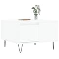 Miniatyrbillede 2 af 11: vidaXL sofabord 55x55x36,5 cm konstrueret træ hvid