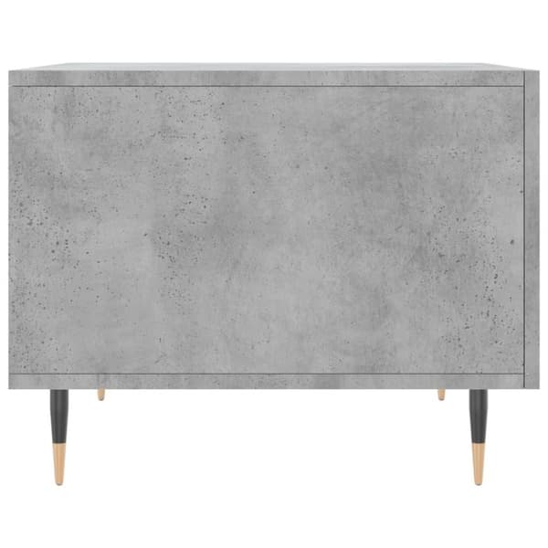 vidaXL Sohvapöytä betoninharmaa 50x50x40 cm tekninen puu