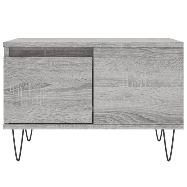 vidaXL Salongbord grå sonoma 55x55x36,5 cm konstruert tre