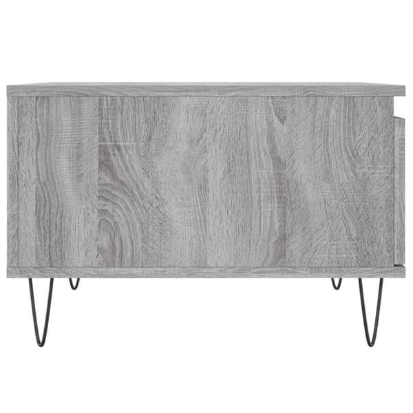 vidaXL Salongbord grå sonoma 55x55x36,5 cm konstruert tre