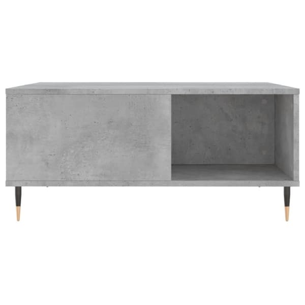 vidaXL sofabord 80x80x36,5 cm konstrueret træ betongrå