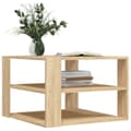 Miniatyrbillede 2 af 9: vidaXL sofabord 59,5x59,5x40 cm konstrueret træ sonoma-eg