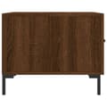 Miniatyrbilde 6 av 11: vidaXL Salongbord brun eik 50x50x40 cm konstruert tre