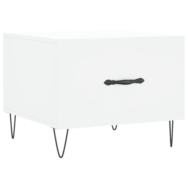 vidaXL sofabord 50x50x40 cm konstrueret træ hvid
