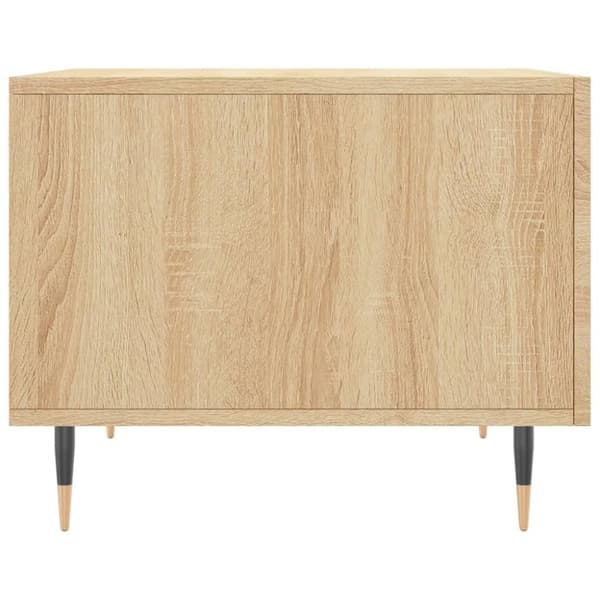 vidaXL Salongbord sonoma eik 50x50x40 cm konstruert tre