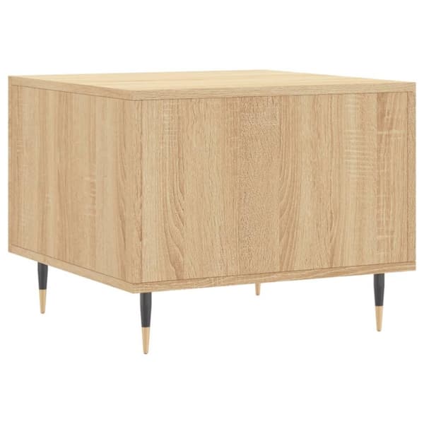vidaXL Salongbord sonoma eik 50x50x40 cm konstruert tre