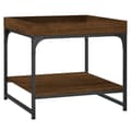 Miniatyrbilde 5 av 9: vidaXL Salongbord brun eik 49,5x49,5x45 cm konstruert tre