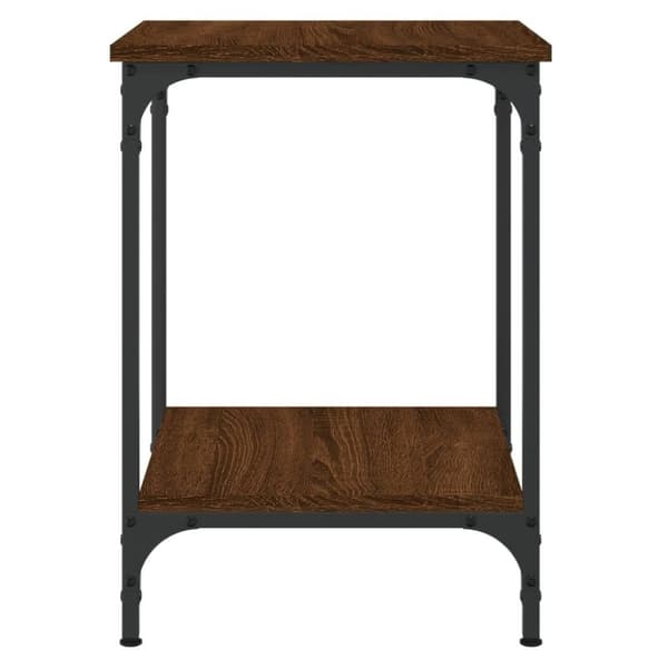 vidaXL Salongbord brun eik 40x40x55 cm konstruert tre