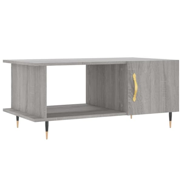 vidaXL sofabord 90x50x40 cm konstrueret træ grå sonoma-eg