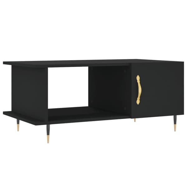 vidaXL Salongbord svart 90x50x40 cm konstruert tre