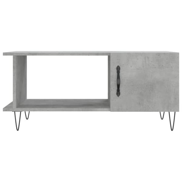 vidaXL Sohvapöytä betoninharmaa 90x50x40 cm tekninen puu