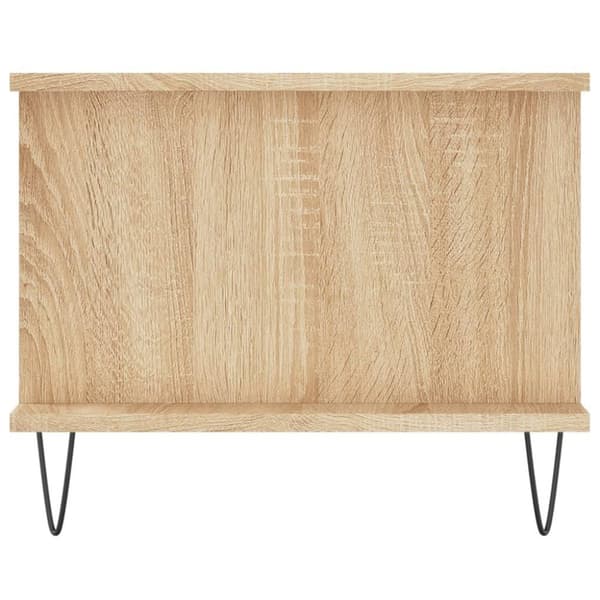 vidaXL sofabord 90x50x40 cm konstrueret træ sonoma-eg