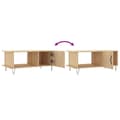 Miniatyrbillede 8 af 11: vidaXL sofabord 90x50x40 cm konstrueret træ sonoma-eg