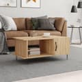 Miniatyrbillede 11 af 11: vidaXL sofabord 90x50x40 cm konstrueret træ sonoma-eg