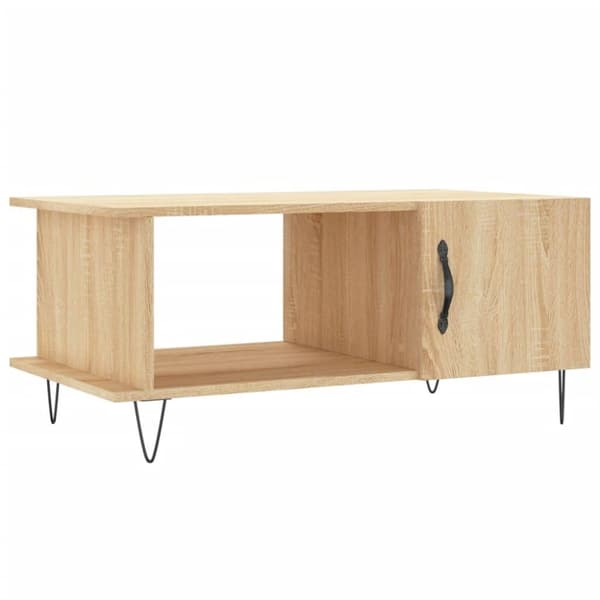vidaXL sofabord 90x50x40 cm konstrueret træ sonoma-eg