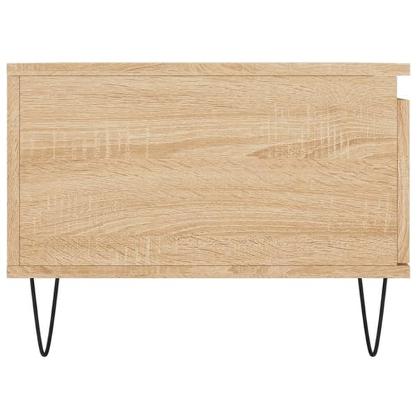 vidaXL sofabord 90x50x36,5 cm konstrueret træ sonoma-eg