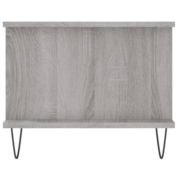 vidaXL Salongbord grå sonoma 90x50x40 cm konstruert tre