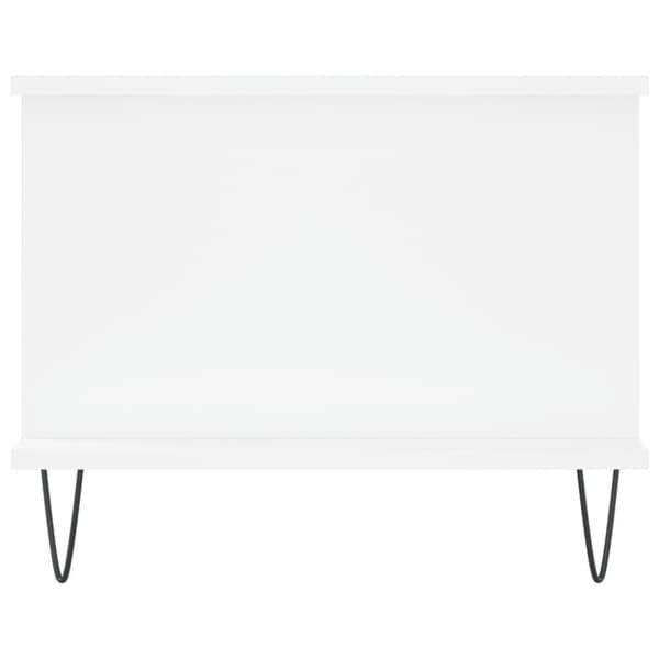 vidaXL Soffbord vit 90x50x40 cm konstruerat trä