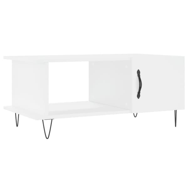 vidaXL Soffbord vit 90x50x40 cm konstruerat trä