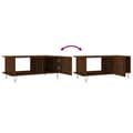 Miniatyrbilde 8 av 11: vidaXL Salongbord brun eik 90x50x40 cm konstruert tre