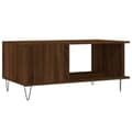 Miniatyrbillede 7 af 11: vidaXL sofabord 90x50x40 cm konstrueret træ brun egetræsfarve