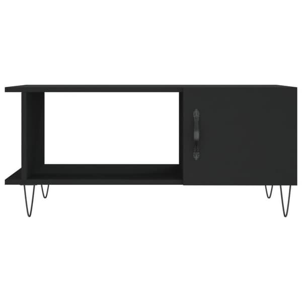 vidaXL sofabord 90x50x40 cm konstrueret træ sort