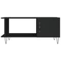 Miniatyrbillede 4 af 11: vidaXL sofabord 90x50x40 cm konstrueret træ sort