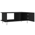 Miniatyrbillede 5 af 11: vidaXL sofabord 90x50x40 cm konstrueret træ sort