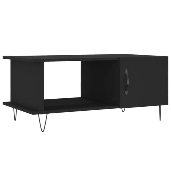 vidaXL sofabord 90x50x40 cm konstrueret træ sort